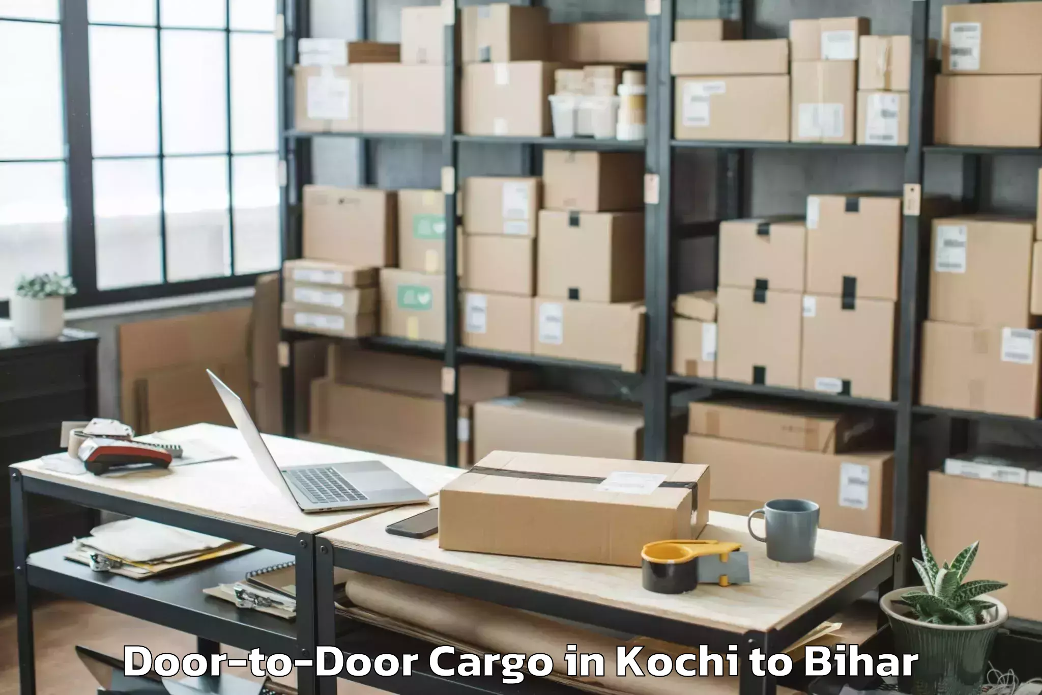 Kochi to Maheshkhunt Door To Door Cargo Booking